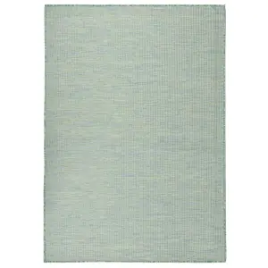 Berkfield Outdoor Flatweave Rug 200x280 cm Turquoise