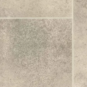 Beige Modern Tile Effect Anti-Slip Vinyl Flooring for Home, Shops, Offices, 2.8mm Thick Vinyl Sheet-1m(3'3") X 4m(13'1")-4m²