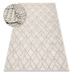 Carpet JERSEY 19231 beige - Geometric structural, loop BOHO  200x290 cm