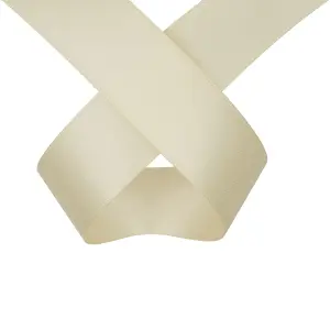 Cream Double Sided Satin Ribbon Polyester Ribbon Roll, 40mm x 10 metres