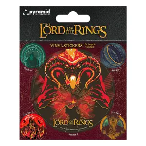 The Lord Of The Rings Characters Stickers (Pack of 5) Multicoloured (One Size)