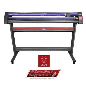 1350 Vinyl Cutter with Stand, Signcut pro & LED Light Guide