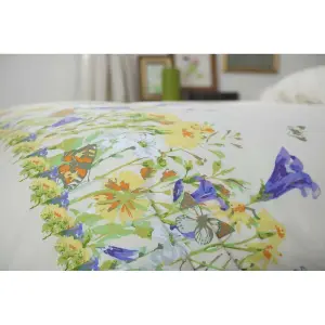 Belledorm Bluebell Meadow Duvet Cover Ivory (Superking)