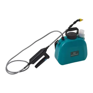 5L Green Garden Electric Sprayer  Patio Watering Mister with Shoulder Strap