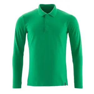 Mascot Crossover Long-Sleeved Polo Shirt with ProWash Technology (Grass Green)  (XXXXXX Large)