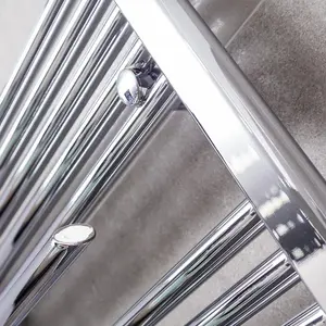 Jenna Chrome Heated Towel Rail - 1500x550mm