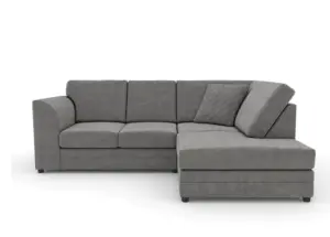 Hilton Full Back 4 Seater Right Hand Facing Corner Sofa Grey