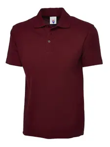 Uneek - Unisex Olympic Poloshirt - 50% Polyester 50% Cotton - Maroon - Size 2XL