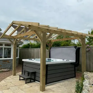 Premium Pergolas - Frame Only 3.9m Long x 3.9m Wide