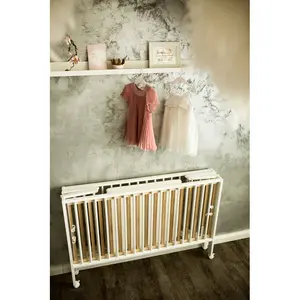 Cot with Mattress White