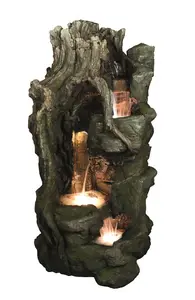 Aqua Creations Woodland Multi Falls Solar Water Feature