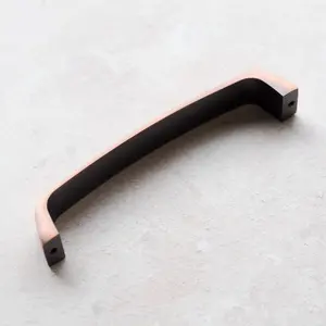 128mm Copper Cabinet Handle Brushed Antique Rose Gold Kitchen Cupboard Door Drawer Pull Wardrobe Furniture Replacement