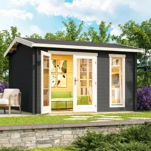 Lasita Ollerton Summer House - 3.5m x 3m - Garden Log Cabin Double Glazed