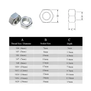 25 x Set Screw Bolts M10 x 35mm, Washers & Nuts,