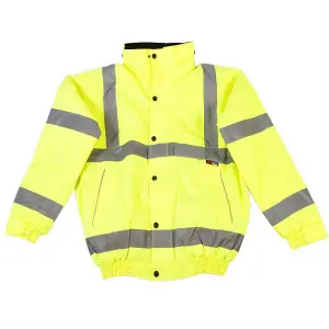 Warrior Memphis High Visibility Bomber Jacket / Safety Wear / Workwear