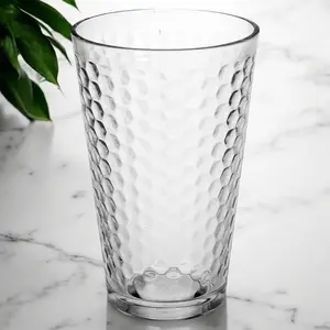 URBNLIVING 300ml 12 Pcs Milano Drinking Patterned Cup Water Juice Cocktail Tumbler Glassware Sets