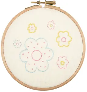 FLORAL ARRANGEMENT - Embroidery Kit with Hoop: Floral Arrangement - Anchor