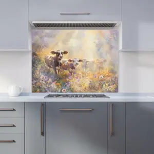 Ava Sterling: 00017 Premium Glass Kitchen Splashback W900mm x H650mm