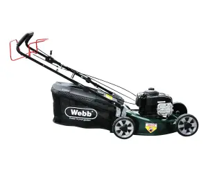 Webb Supreme WER19ALSP 48cm (19") Petrol Self Aluminium Deck  Propelled Rotary Lawnmower