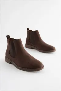 Mens Next Brown Chelsea Boots - Brown