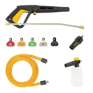 V-TUF V5 240v X2 Tough DIY Electric Pressure Washer - 2400psi, 165Bar, 7.2L/min - 8 m HI-VIS HOSE & 5m CABLE