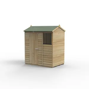 Beckwood 6x4 Reverse Apex Shed - 1 Window