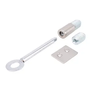 Sash Heritage Slim Sash Stop with Key & 2 Inserts -20mm - Satin Nickel