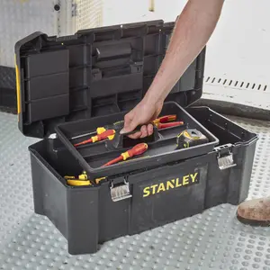 Stanley Black & yellow 28in Toolbox