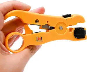 Coax Cable Stripper Cutter Tool for Coaxial RG6 RG59 RG11 RG59 WF100 CAT5E CAT6