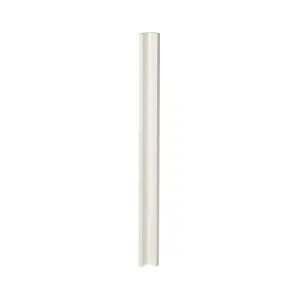 GoodHome Stevia Gloss cream slab Gloss cream Tall Wall corner post, (W)59mm