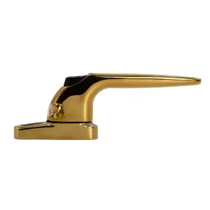 Yale Sparta Cockspur Window Handle - Gold, Right, 21mm