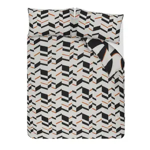 St. Charles Polyester Abstract Duvet Cover Set with Pillowcases 230 x 220cm