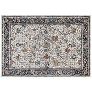 Area Rug 160 x 230 cm Beige and Blue ARATES