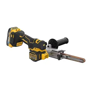 Dewalt DCM200E2T 18v XR Cordless Brushless Powerfile Bandsaw Sander + Powerstack