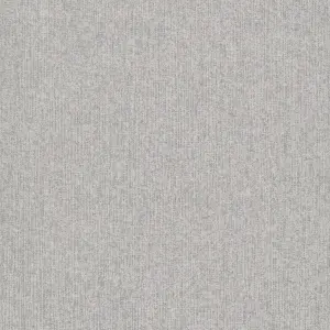 Grandeco Marlon Tweed Blown Vinyl Textured Wallpaper, Grey