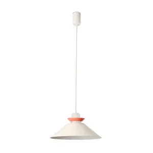 Luminosa Naos Pendant Beige 40cm 1x E27