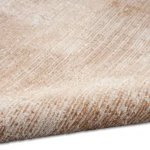 Rose Gold Abstract Modern Easy to clean Rug for Bedroom & Living Room-119cm X 180cm