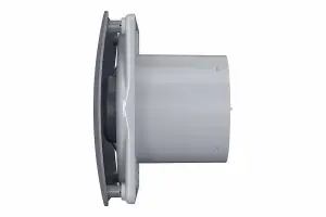 Dark Grey Bathroom Extractor Fan 100mm with Non-Return Valve