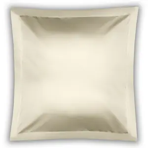 Belledorm 100% Cotton Sateen Continental Pillowcase Ivory (One Size)