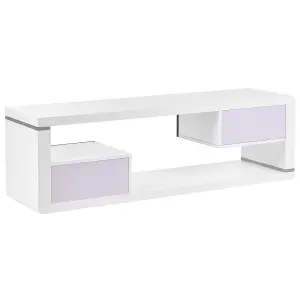 Beliani Modern TV Stand White SPOKAN