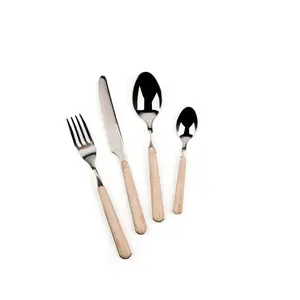 Excelsa Wood 24 Piece Cutlery Set , Service for 6 (Set of 6) Light Brown