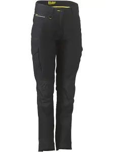 BISLEY WORKWEAR WOMEN'S FLX & MOVE CARGO TROUSERS BLACK 8