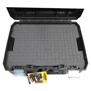 Dewalt DWST1-70703 TStak II Power Tool Storage Box 13.5L Capacity + Foam Insert