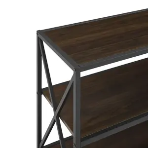 Bremer Bookcase Dark Walnut