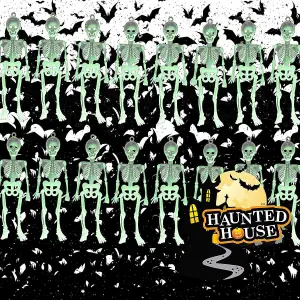 Halloween Hanging Skeletons Set - Terrifying Glow In The Dark Decorations