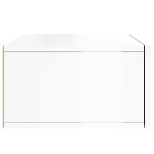 Berkfield Wall-mounted Bedside Cabinets 2 pcs High Gloss White 35x35x20 cm