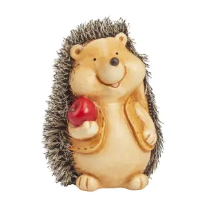 Baby Hoglet Set - 3 Hedgehog Decorations Waterproof Resin Ornaments