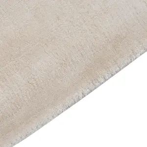 Viscose Area Rug 160 x 230 cm Light Beige GESI II