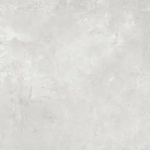 Zen Matt Light Grey Concrete Effect Porcelain Outdoor Tile - Pack of 15, 5.58m² - (L)610x(W)610mm