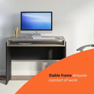 Computer Desk Laptop Pc Study Table Home Office Desk Furniture Workstation Shelf